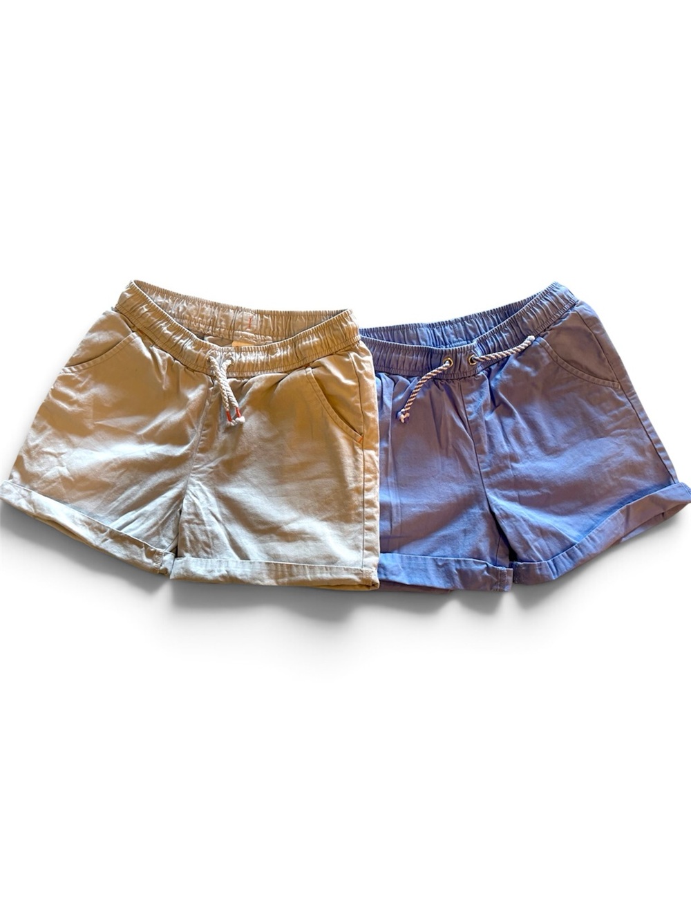 Girls drawstring shorts set